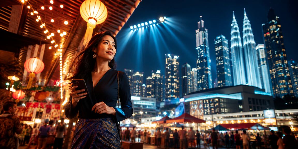 Paparan aplikasi mudah alih dengan pengalaman muat turun di Kuala Lumpur